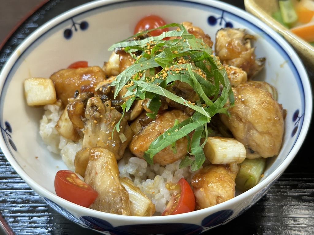 厚切りうまいたけとねぎま風丼 オイシックス